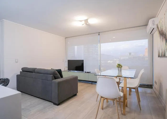 Premium 2Br 2Ba Parque Arauco - Balcon Con Malla